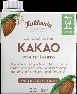 Ochutené mlieko 3,3% - kakao 0,5L, Kukkonia