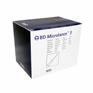 Jednorazová ihla BD microlance - rôzne veľkosti Veľkosť ihly: 0,45 x 16 (hnedá)