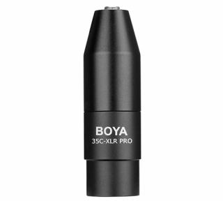 Adaptér BOYA 35C-XLR Pro 3,5mm jack na 3pin XLR