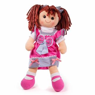 Bábika Bigjigs Toys látková Emma 38 cm