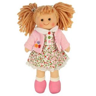 Bábika Bigjigs Toys látková Poppy, 28 cm