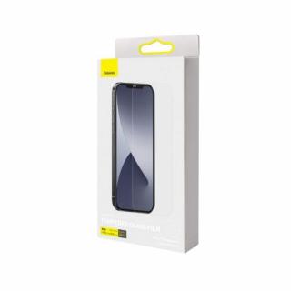Baseus iPhone 12/12 Pro 0.3 mm Full-glass Tempered Glass (2pcs) biela (SGAPIPH61P-LS02)
