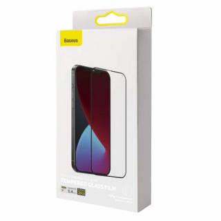 Baseus iPhone 12 mini 0.25 mm Full-screen full-glass Tempered Glass (2pcs) čierna (SGAPIPH54N-KC01)