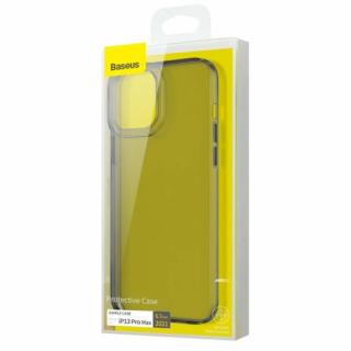 Baseus iPhone 13 Pro case Simple Series transparent gel čierna (ARAJ000401)