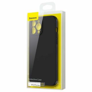 Baseus iPhone 13 Pro Max case Liquid Silica Gel Protective čierna (ARYT000201)