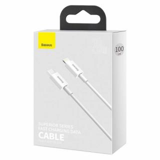 Baseus Type-C - Lightning Superior Series fast charging data cable PD 20W 1m biela (CATLYS-A02)