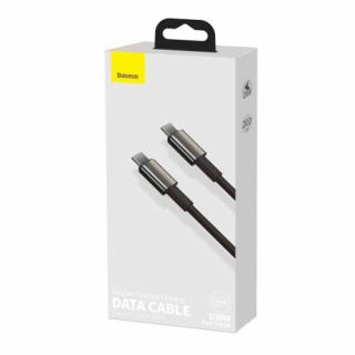Baseus Type-C - Type-C cable Tungsten Gold Fast charging and data 100W (20V/5A) 2m čierna (CATWJ-A01)