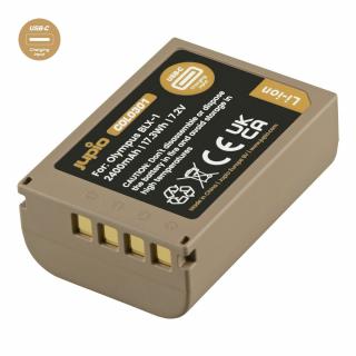 Batéria Jupio BLX-1 / BLX1 *ULTRA C* 2400mAh s USB-C vstupem pro nabíjení