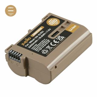 Batéria Jupio EN-EL15C *ULTRA C* 2400mAh s USB-C vstupem pro nabíjení