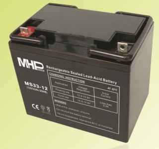Batéria MHPower MS33-12 VRLA AGM 12V/33Ah