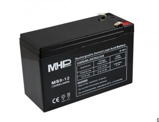 Batéria MHPower MS9-12 VRLA AGM 12V/9Ah, náhrada za RBC17