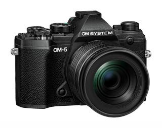 Digitálny fotoaparát OM SYSTEM OM-5 M.Zuiko Digital 12-45mm F4 PRO lens Kit black