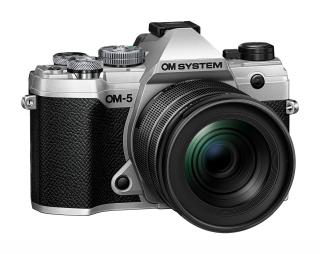 Digitálny fotoaparát OM SYSTEM OM-5 M.Zuiko Digital 12-45mm F4 PRO lens Kit silver