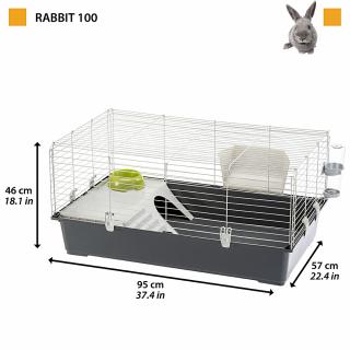 Ferplast Klietka RABBIT 120 pre zajace a morčatá 118x58,5x49,5 cm Veľkosť: 100