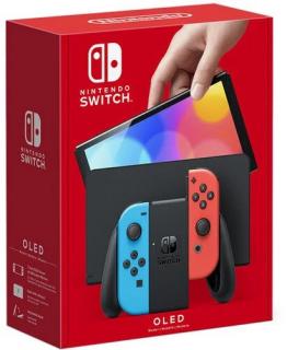 Herná konzola Nintendo Switch, Neon Red&Blue Joy-Con (OLED)