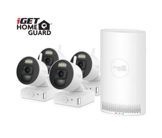 Kamerový set iGET HOMEGUARD HGNVK88004P v2023 Wire-free FullHD NVR 8CH + 4x bateriová kamera HGNVK686CAMP