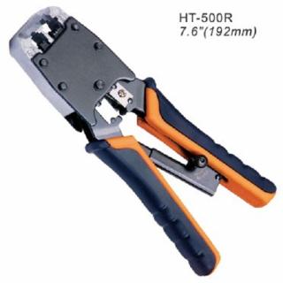 Kliešte H-Tools HT-500R profesionální, modulární, krimpovací, s ráčnou (RJ11,12,45)