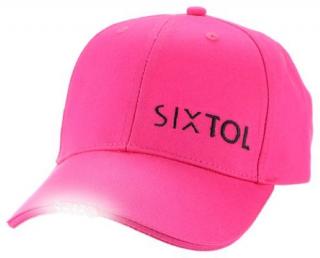 LED šiltovka Sixtol so svetlom B-CAP 25lm, nabíjacia, USB, ružová