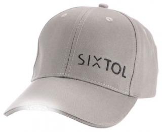 LED šiltovka Sixtol so svetlom B-CAP 25lm, nabíjacia, USB, šedá