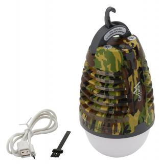 LED svetlo Cattara PEAR ARMY nabíjací + lapač hmyzu