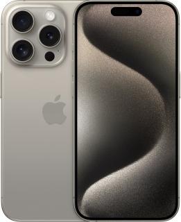 Mobilný telefón Apple iPhone 15 Pro 128GB přírodní titan