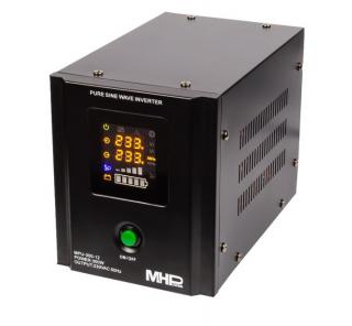 Napäťový menič MHPower MPU-300-12 12V/230V, 300W, funkce UPS, čistý sinus