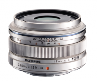 Objektív Olympus EW-M1718 - 17mm f1.8 silver