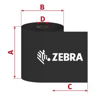 Páska Zebra 40mm x 450m TTR, živica