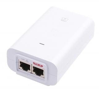 POE Ubiquiti Networks U-POE-af Gigabitový injektor 48V/0.32A (15,4W) - biely