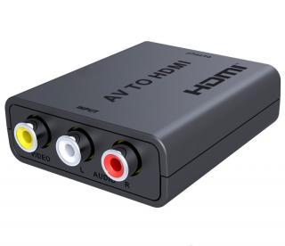 Prevodník AV kompozitného signálu a stereo zvuku na HDMI 1080P