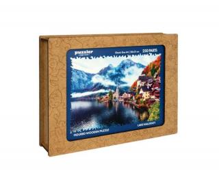 Puzzle drevené, farebné - Halštatské jazero