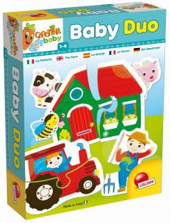 Puzzle Liscianigioch carotina Baby Duo - Farma