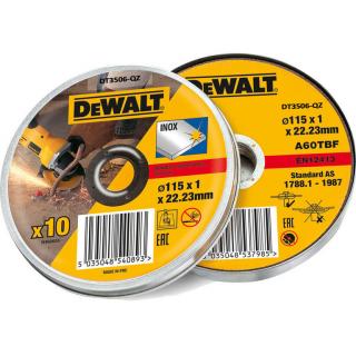 Rezný kotúč Dewalt DT3506 115 mm, 10ks