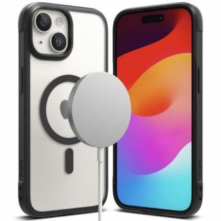 Ringke iPhone 15 Plus Case Fusion Bold Magnetic Matte Clear/ čierna