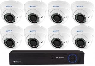 Securia Pro IP set 8MPx NVR8CHV8-W DOME Nahrávanie: 4TB disk