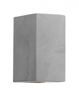 Svietidlo Nova Luce CADMO S WALL GREY 2 nástenné, IP 65, 2x3 W