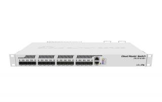 Switch Mikrotik CRS317-1G-16S+RM 800MHz CPU, 1GB, 1xGLAN, 16xSFP+cage, ROS L5, Dual PSU, rack