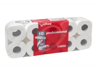 Toaletný papier Celtex Professional 2vrstvy 160 útržků bílý - 10ks