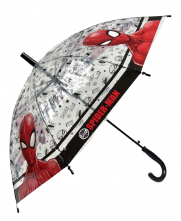 Automatický transparentný dáždnik Red Spider-man