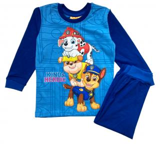 Chlapčenské bavlnené pyžamo Kind Paw Patrol 116 / 5–6 rokov, Tmavo modrá