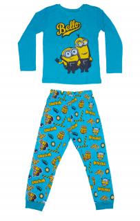 Chlapčenské bavlnené pyžamo Mimoni Bello 110 / 4–5 rokov, Modrá