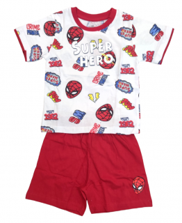 Chlapčenské bavlnené pyžamo Spider-man - Super Hero 110 / 4–5 rokov, Červená