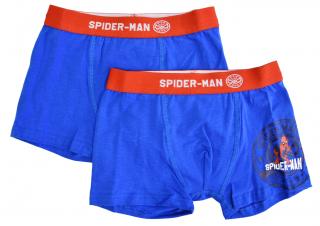 Chlapčenské boxerky Spider-man - 2 ks 128–134 / 8–9 rokov, Modrá