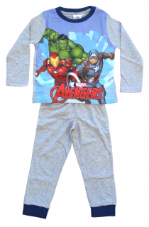 Chlapčenské pyžamo Avengers 98 / 2–3 roky, Sivá