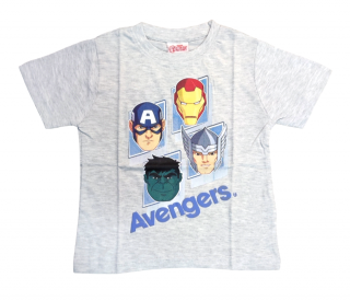 Chlapčenské tričko Avengers 104 / 3–4 roky, Sivá