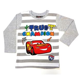 Chlapčenské tričko s dlhým rukávom  McQueen  - sivá 104 / 3–4 roky