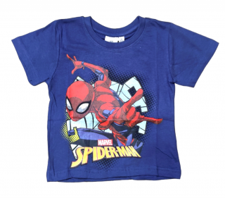 Chlapčenské tričko Spider-man WHOO 104 / 3–4 roky, Tmavo modrá