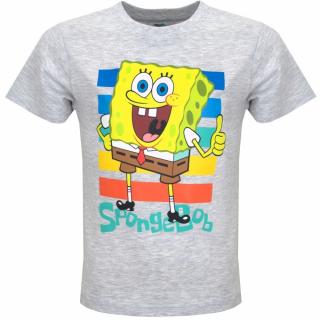Chlapčenské tričko SpongeBob 104 / 3–4 roky, Sivá