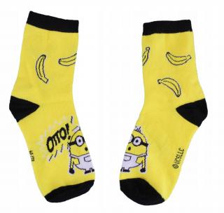 Chlapčenské vysoké ponožky Mimoni - 2 ks 27–30
