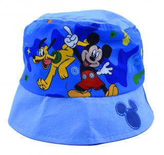 Chlapčenský klobúk  Mickey Mouse  - svetlo modrá 52 cm